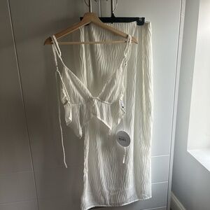 White Princess Polly Two Piece Skirt Set